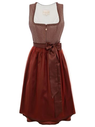 KRÜGER Mididirndl 116368-070 in braun