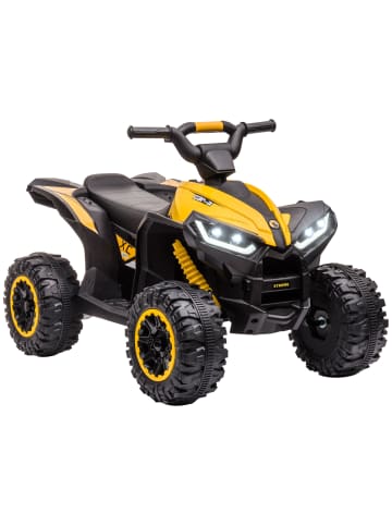 HOMCOM 12V Kinderquad 3-6km/h 3-5 Jahre Gelb