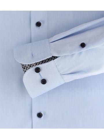 Venti Langarm Business Hemd für Herren in blau