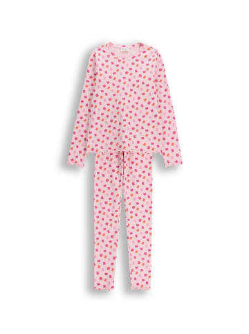 Coccodrillo Geripptes Mädchenpyjama in bunt