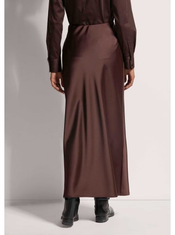MADELEINE Langer Rock zum Schlüpfen in braun