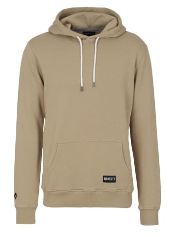 HONESTY RULES Kapuzenpullover " Basic " in beige