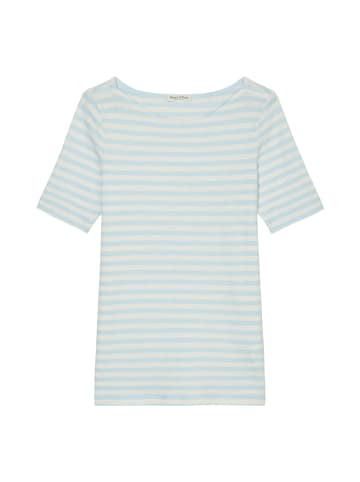 Marc O'Polo Gestreiftes T-Shirt slim in multi/ pastel sky