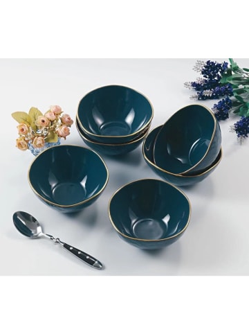 Zellerfeld 6er-Set Servierschale in Blau
