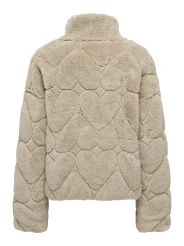 ONLY Teddyfell Jacke in Humus