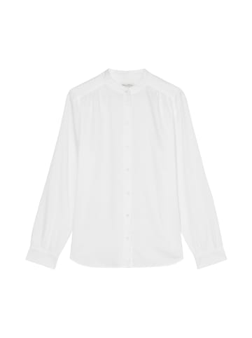 Marc O'Polo Stehkragenbluse relaxed in Weiß