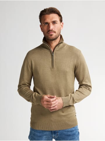 Petrol Industries Strick-Half-Zip-Pullover Lexington in Braun