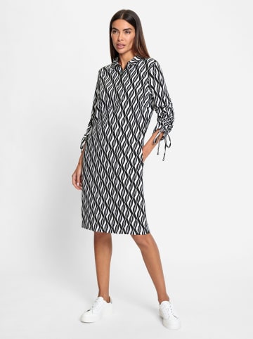 Heine Jerseykleid in schwarz-weiß-bedruckt