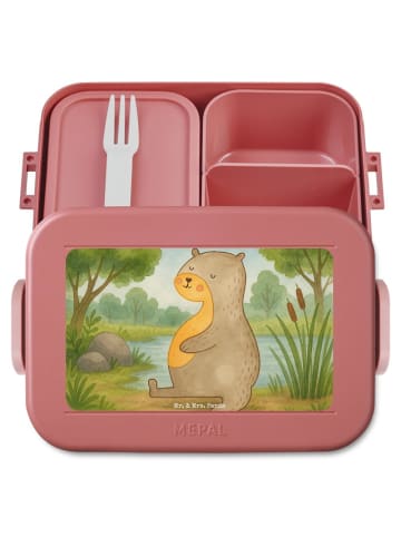 Mr. & Mrs. Panda MEPAL Bentobox Otter Bauch Design ohne Spruch in Rot Pastell