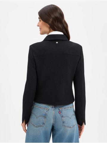 MARC CAIN COLLECTIONS Schurwolljacke in schwarz - 0001