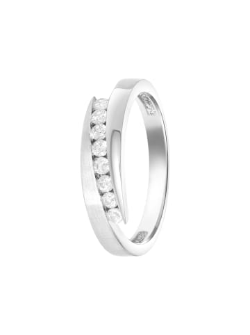 Lucardi 925 Silber Ring  Asymmetrisch