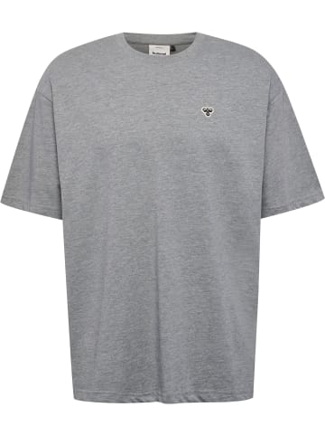Hummel Loose-fit T-Shirt aus Baumwolle in Grau