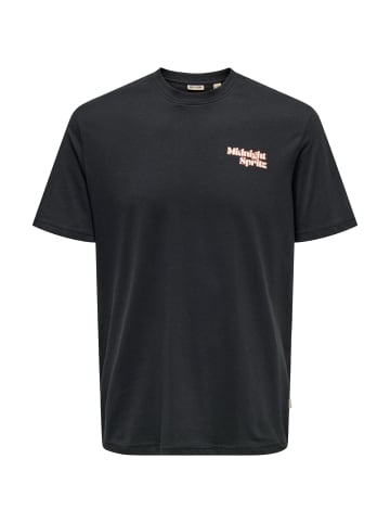 Only&Sons T-Shirt 'Chris Life' in schwarz