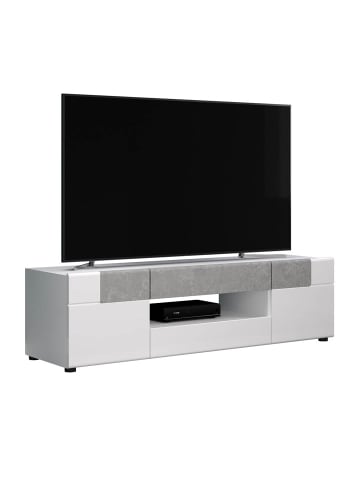 ebuy24 Tv Tisch Tokyo Weiß 153 x 44 cm