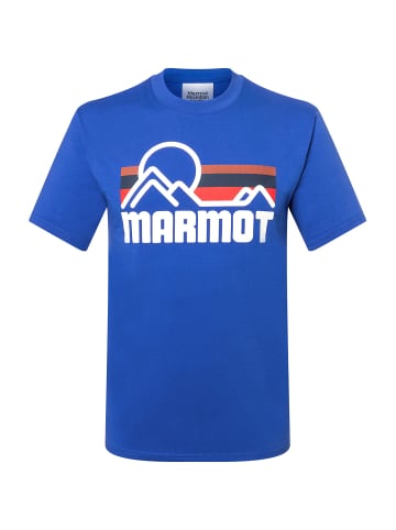 Marmot M COASTAL TEE SS in Blau