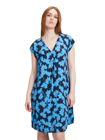 BETTY & CO Casual-Kleid mit Print in Dunkelblau/Blau