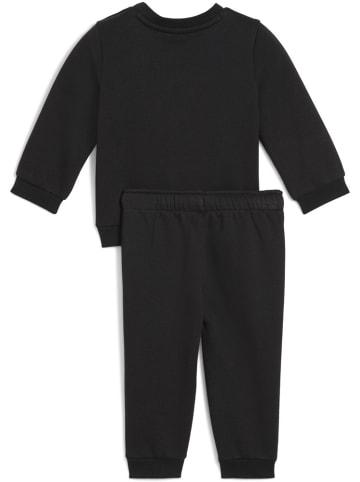 Puma Trainingsanzug "MINICatS ESS Crew Set FL INF" in Schwarz