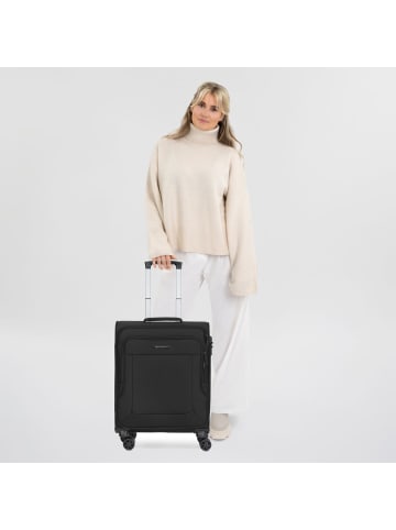 Franky Melbourne 3.0 4-Rollen Kabinentrolley 55 cm in black