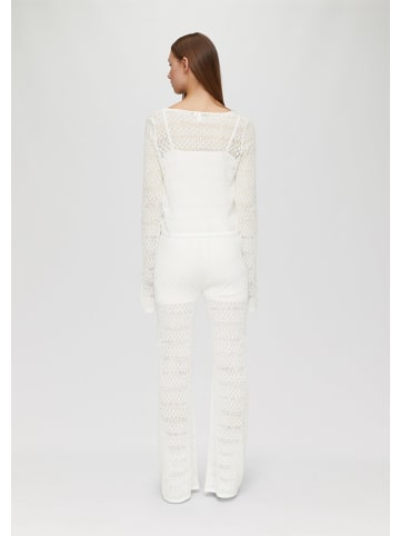 QS Strickjacke in 0200_ecru