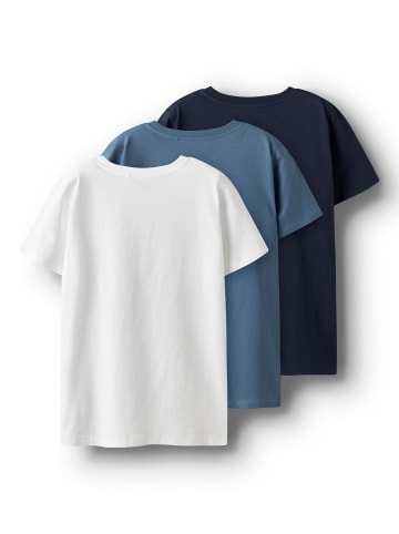 TWO SOON 3er-Pack T-Shirt in Navy Blazer