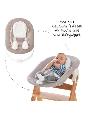 Hauck Alpha Move Natur Newborn Set - 5-tlg. in beige,grau