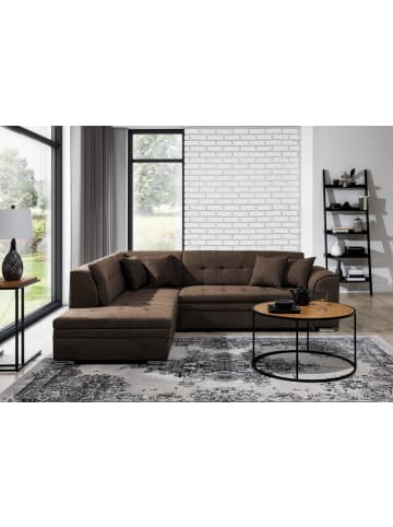 MF Design Piri Recamiere Links in Braun -  (L) 260 x (B) 260 x (H) 78 cm