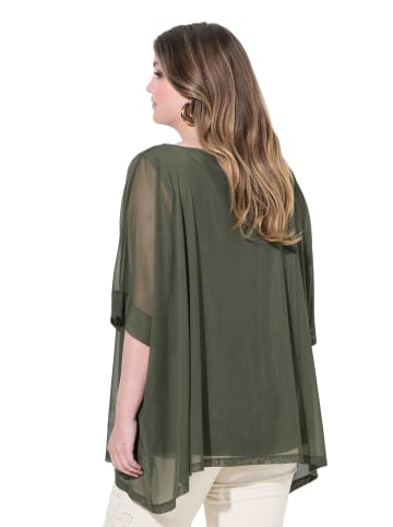 MIAMODA Bluse in khaki