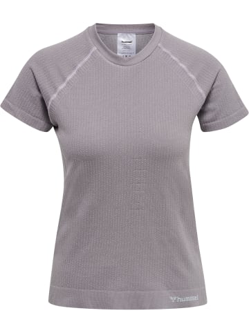 Hummel Hummel T-Shirt Hmlmt Yoga Damen Feuchtigkeitsabsorbierenden Nahtlosen in MINIMAL GRAY