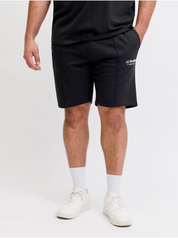JACK & JONES PLUS Sweat-Shorts in Black