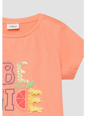 s.Oliver T-Shirt in 2218_papaya
