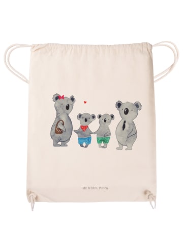 Mr. & Mrs. Panda Jutebeutel Koala Familie zwei ohne Spruch in Creme