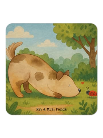 Mr. & Mrs. Panda Tassenuntersetzer Hund Marienkäfer Design ohne ... in Weiß