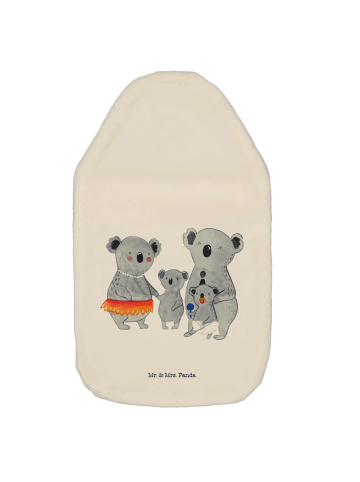 Mr. & Mrs. Panda Wärmflasche Koala Familie ohne Spruch in Weiß