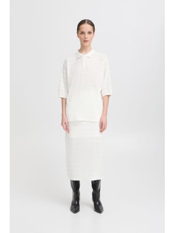 ICHI Poloshirt IXKNITTY Regular fit in Cloud Dancer