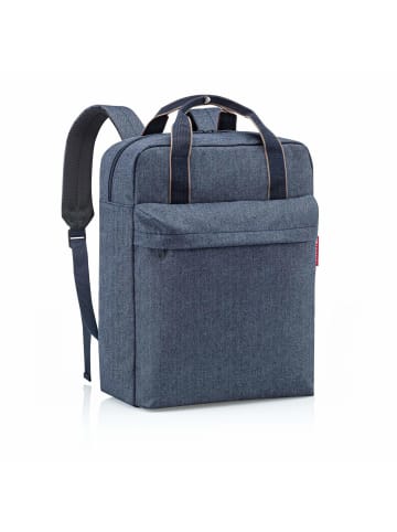 Reisenthel allday Rucksack M - 15.6" 39 cm in herringbone dark blue