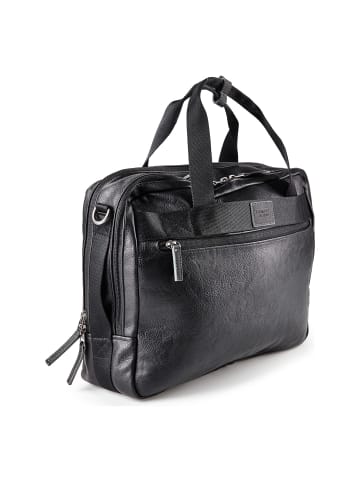 Camel Active Traces Aktentasche Leder 39 cm Laptopfach black