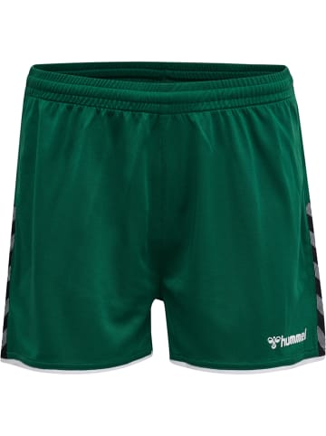 Hummel Hummel Poly Kurze Hose Hmlauthentic Multisport Damen Leichte Design Feuchtigkeitsabsorbierenden in EVERGREEN