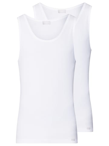 Hanro Unterhemd / Tanktop Cotton Essentials in Weiß