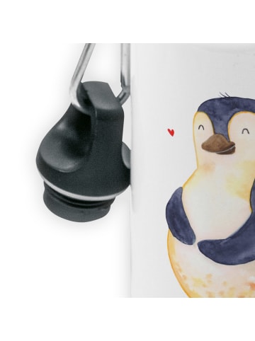 Mr. & Mrs. Panda Wasserflasche Pinguin Diät ohne Spruch in Weiß