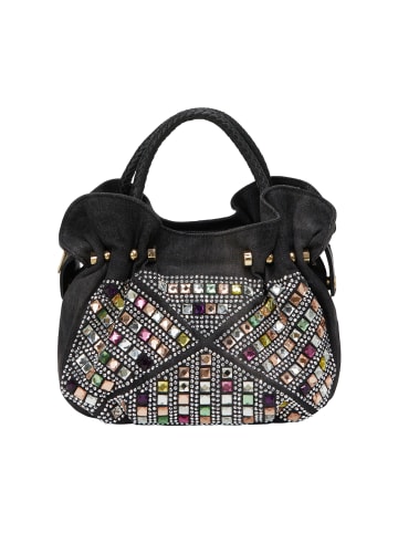 faina Women Handbag in Black