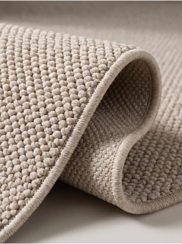 KADIMA DESIGN Flachgewebe-Teppich Berber-Tradition Uni Meliert Pflegeleicht in Beige