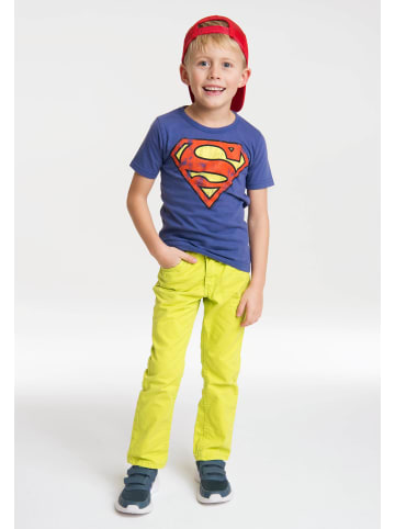 Logoshirt T-Shirt Superman in blau