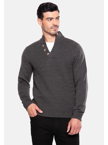 Threadbare Strickpullover Mellor in dunkelgrau