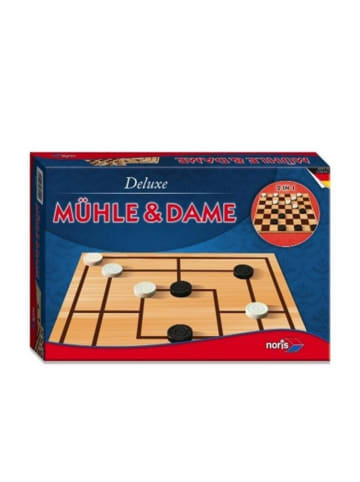 Noris Spiele Deluxe - Mühle & Dame | 2 Spieler