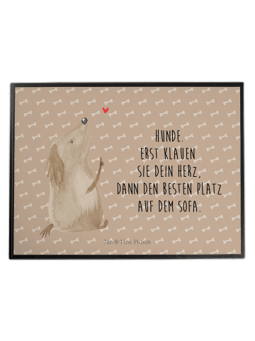 Mr. & Mrs. Panda Schreibunterlage Hund Liebe mit Spruch in Hundeglück