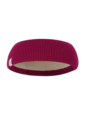 SCHIETWETTER Stirnband Möwe Feinstrick in dunkelrot