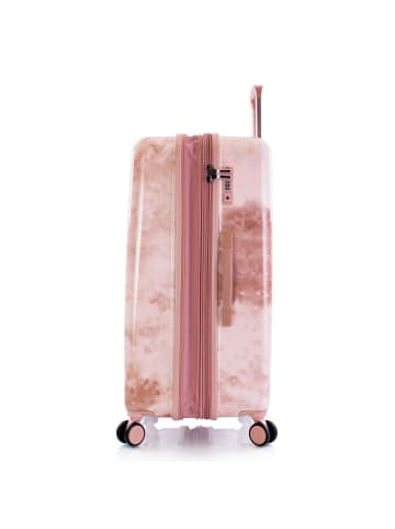 Heys Fashion 4 Rollen Trolley L 76 cm mit Dehnfalte in rose
