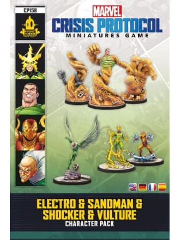 Asmodee Spiel - Marvel: Crisis Protocol  Electro, Sandman, Shocker & Vulture