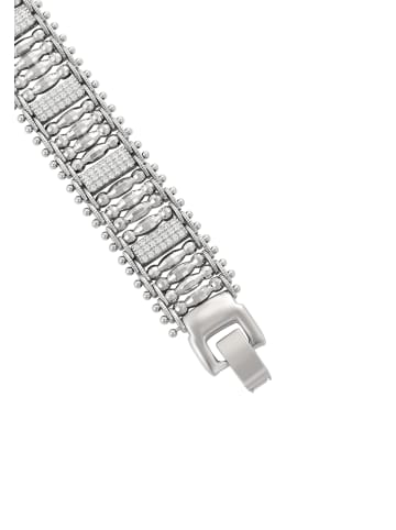 faina Women Segmented Link Bracelet in Silver