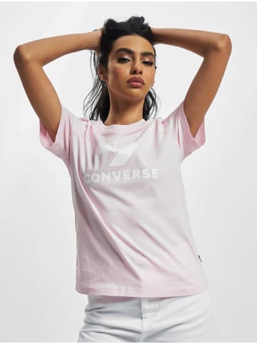 Converse T-Shirts in pink foam